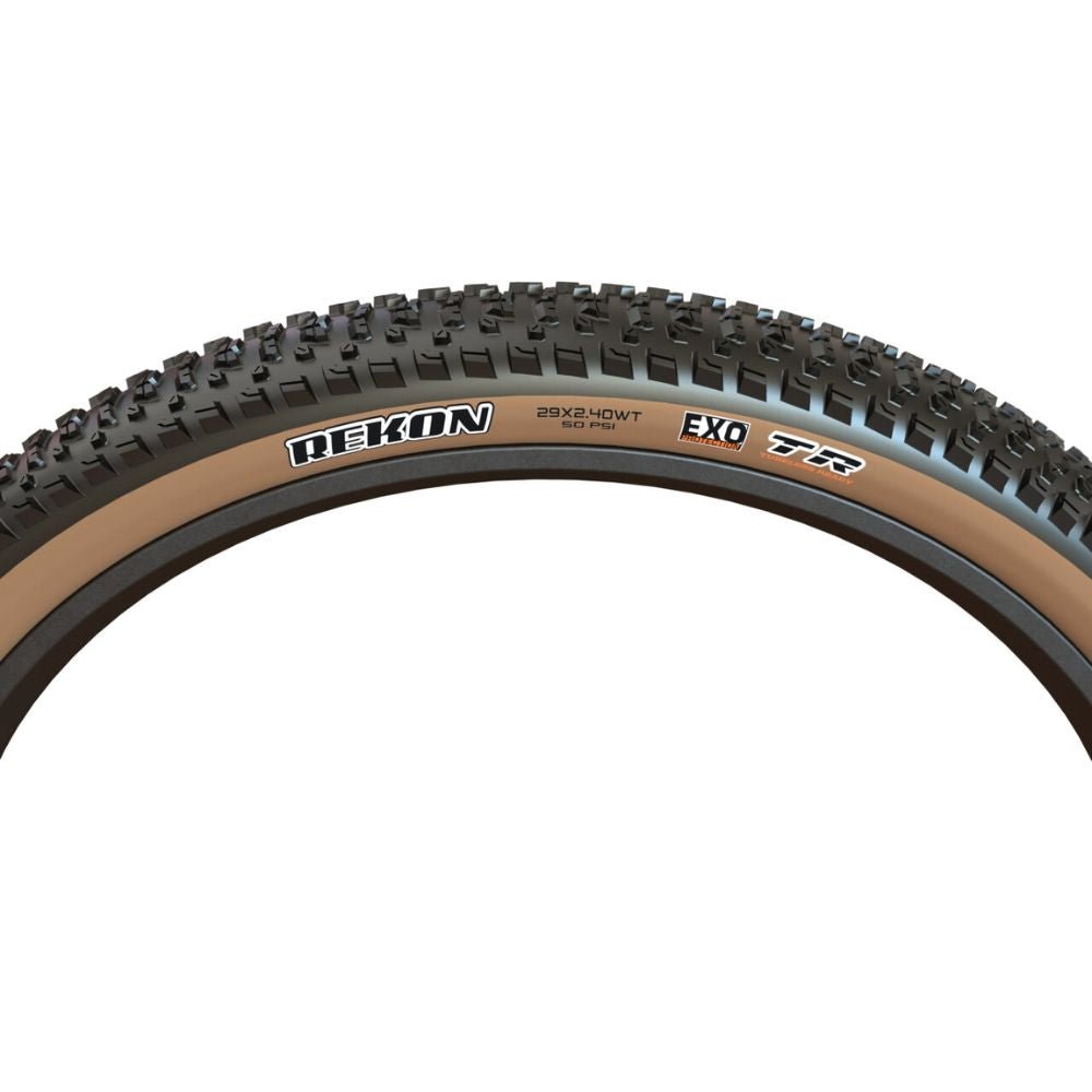 Llantas Maxxis Rekon 29 x 2.60 EXO/TR TAN WALL - Ciclópolis