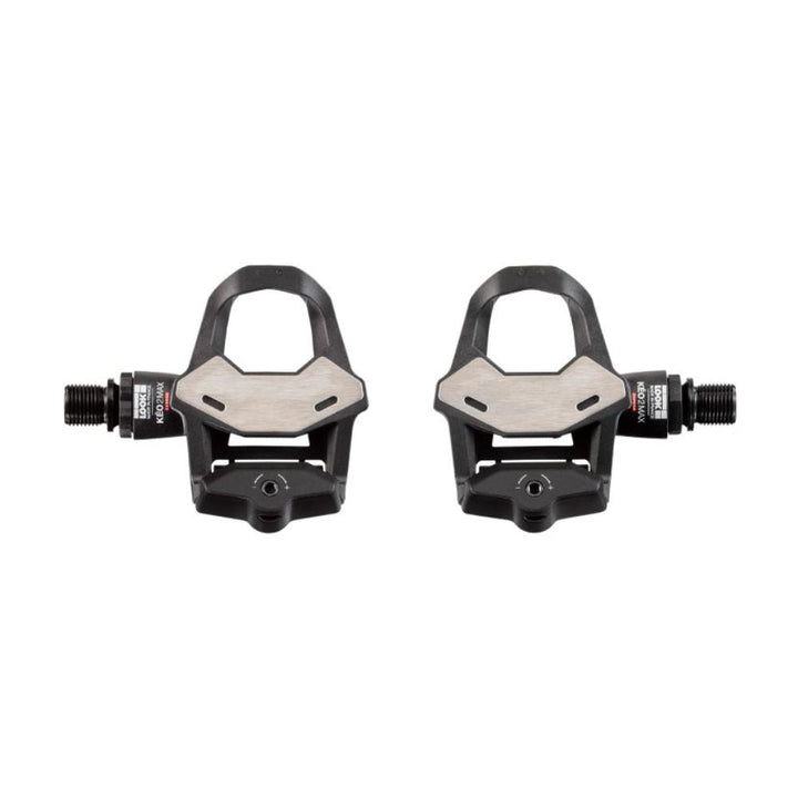 Pedales LOOK Ruta KEO 2 MAX CARBON Contacto Carbón/CrMo Negro + Placas