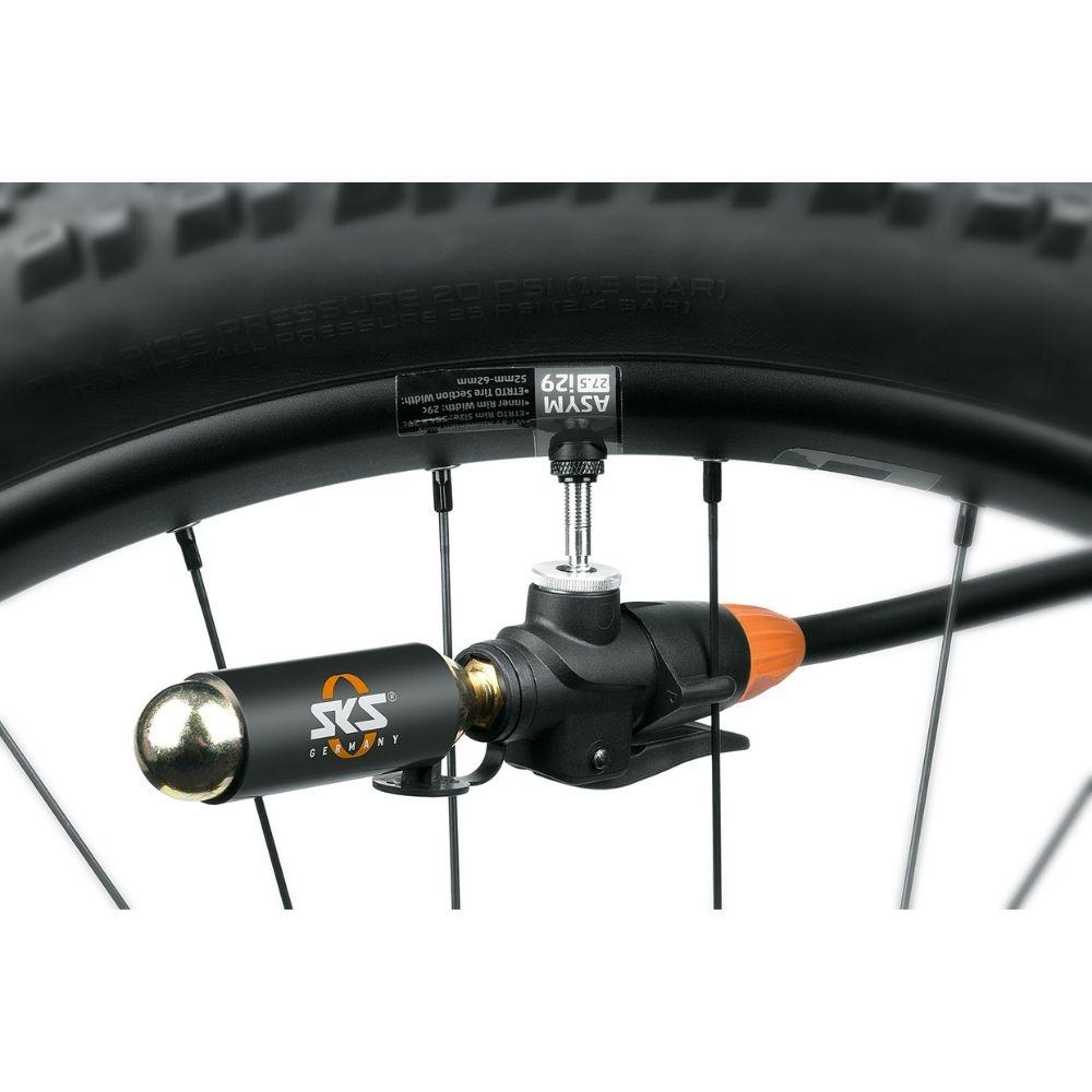 Cabezal Tubeless SKS para Bomba de Piso - Ciclópolis